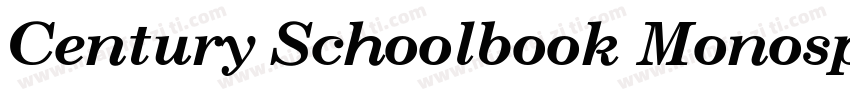 Century Schoolbook Monospace字体转换